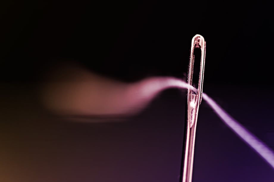 Threading the needle