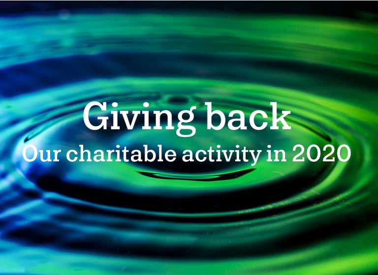 Giving back in 2020